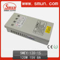 Regen-Beweis-Stromversorgung 120W 15V 8A IP40 Smfy-120-15